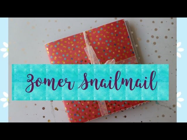 Snailmail maken in het zomer thema.