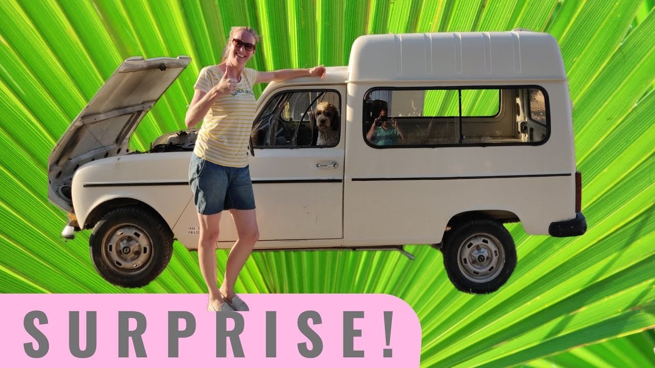 WAT EEN VERRASSING ???? | Pimp my ride ladystyle ???? | Renault 4 opknappen | Spaanse R4 F6 furgoneta