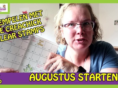 Augustus starten met een kalender |bujo 23