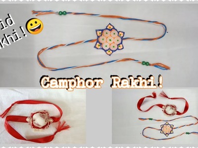 Camphor Rakhi DIY| Special Covid-19 Rakhi| Instant Handmade Rakhi with camphor| Karpuram Rakhi|