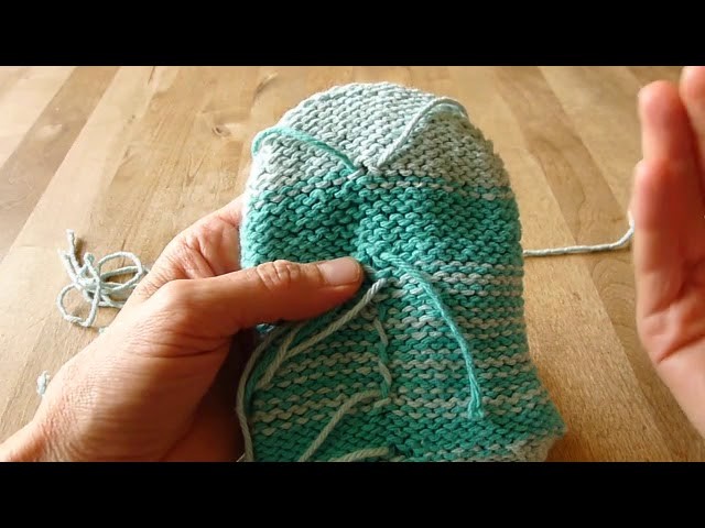 DIY Sokken breien deel 6, de eindjes