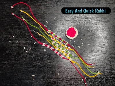 !! How to make Rakhi at home during lockdown !! DIY easy rakhi ideas !! Design 2020 !!