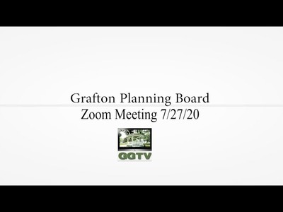 Planning Board 7-27-20