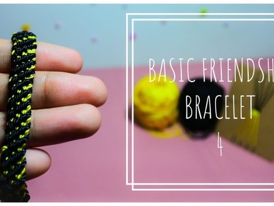 How to Make Basic Thread Bracelet Part 4 | Cardboard Method (Gelang Benang cara kardus) | Macrame