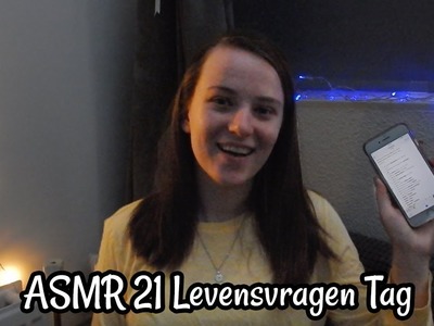 ASMR Kletsen: 21 Levensvragen Tag ✨| Nederlands Dutch || ASMR Mandy Denise