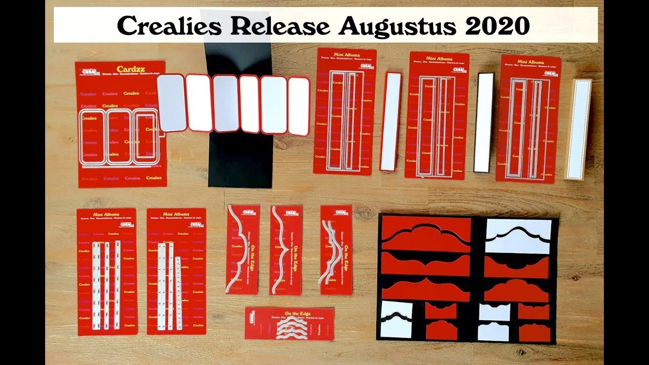 Crealies Augustus 2020 nieuwe producten (Nederlands gesproken)