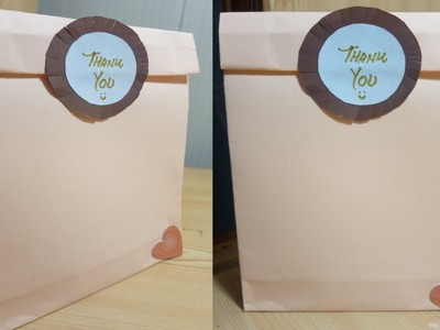 How to make gift bag with paper easily at home.idea of making paper bag.hand made gift envelop DIY