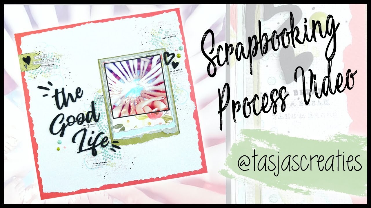 Scrapbooking Process Video 12x12 Inch (NL) | Flora No.# | Tasjascreaties| The Good Life