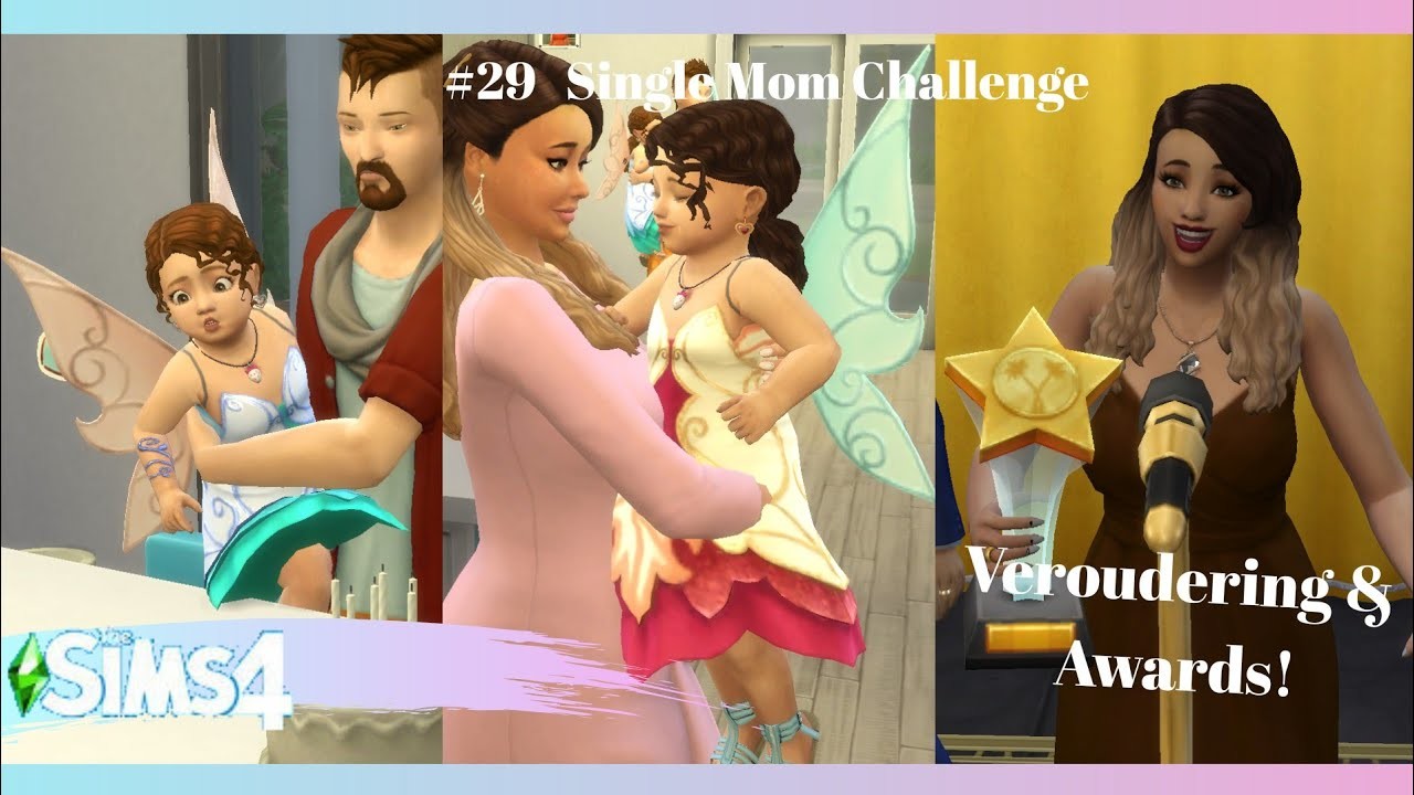 ????Een dubbele verjaardag! + ????Awards!.Sims 4|????‍????‍????Single Mom Challenge #29