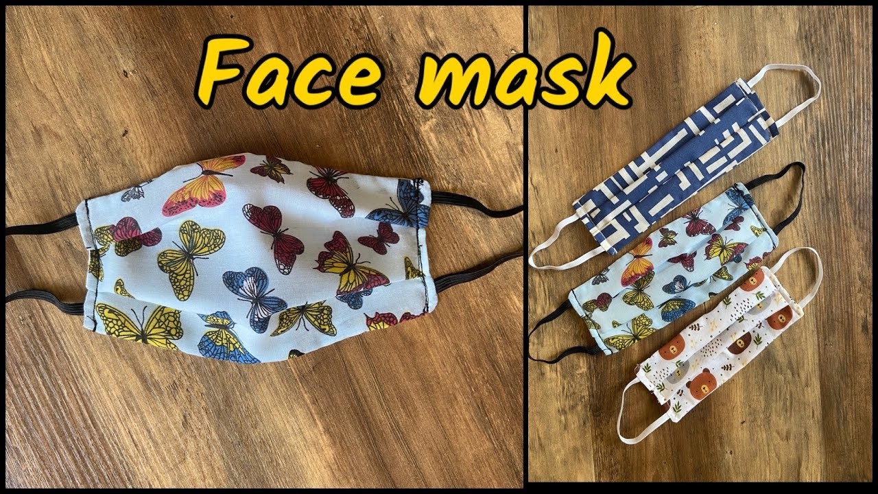 Beginners | face mask sewing tutorial | how to sew face mask | كيفاش نخيط ماسك للوجه