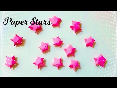 Lucky Paper Star. #ShortVideo.Origami Star. 3D Paper Starts. #Star.#PaperStar