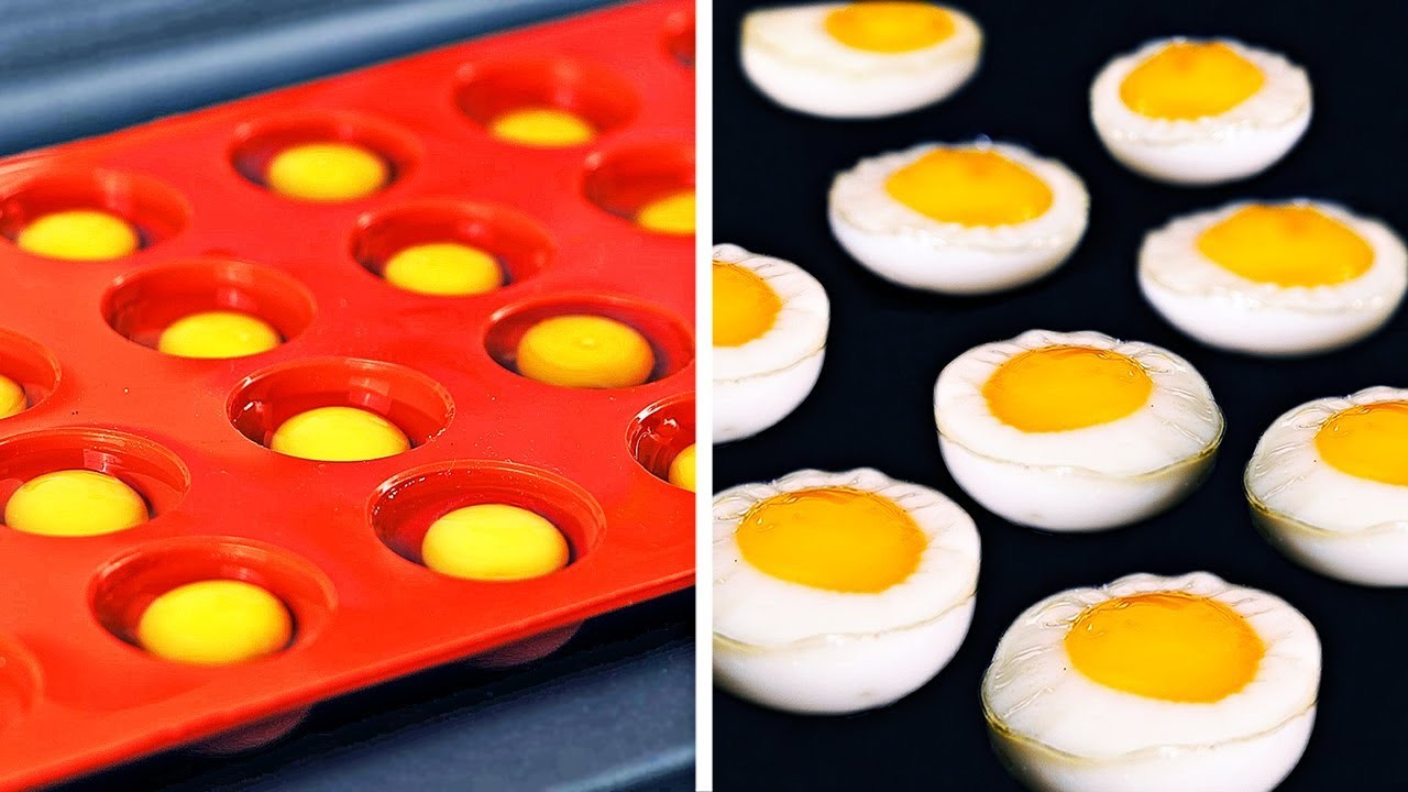 Mini Vs. Gigantische Eiertrucs En Recepten || Eieren Koken Hacks