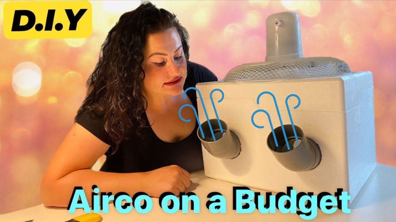 Airco on a Budget || Zelf snel een airco bouwen || DIY || Afkoelen van de hitte || DO-IT-YOURSELF