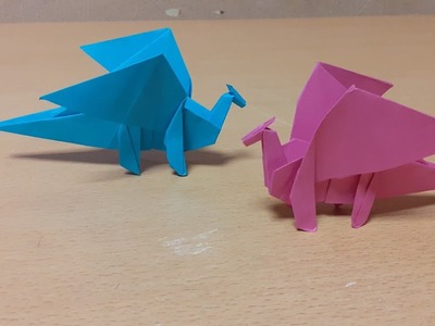 How To Make a Paper Dragon | Origami  Dragon | Cómo hacer un dragón de papel | पेपर ड्रैगन