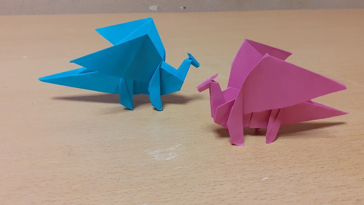 How To Make a Paper Dragon | Origami  Dragon | Cómo hacer un dragón de papel | पेपर ड्रैगन