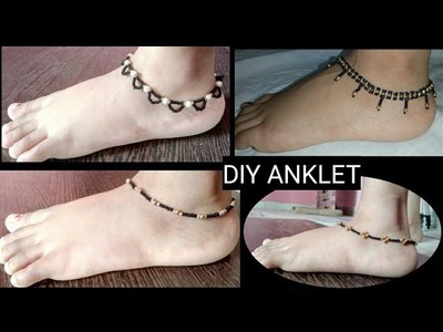 Latest top 4 diy anklet making at home. Diy anklet
