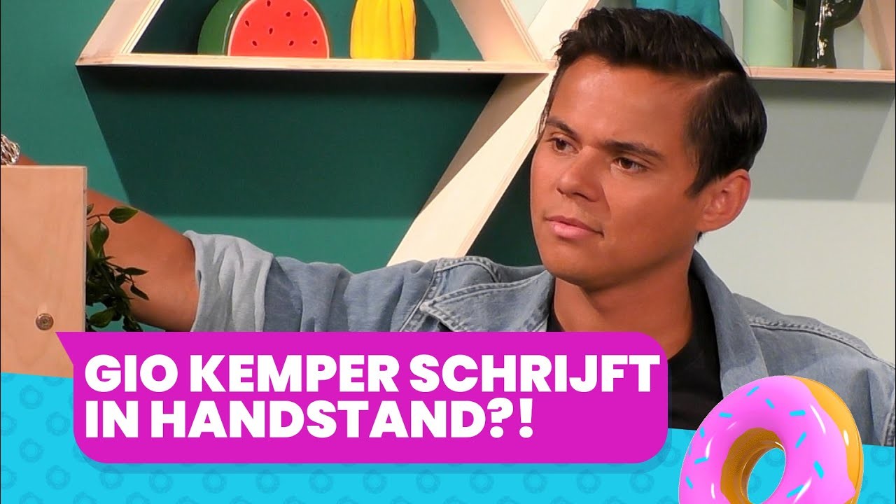 Whut? Gio Kemper schrijft in handstand? | Leerjaar 1 & 2