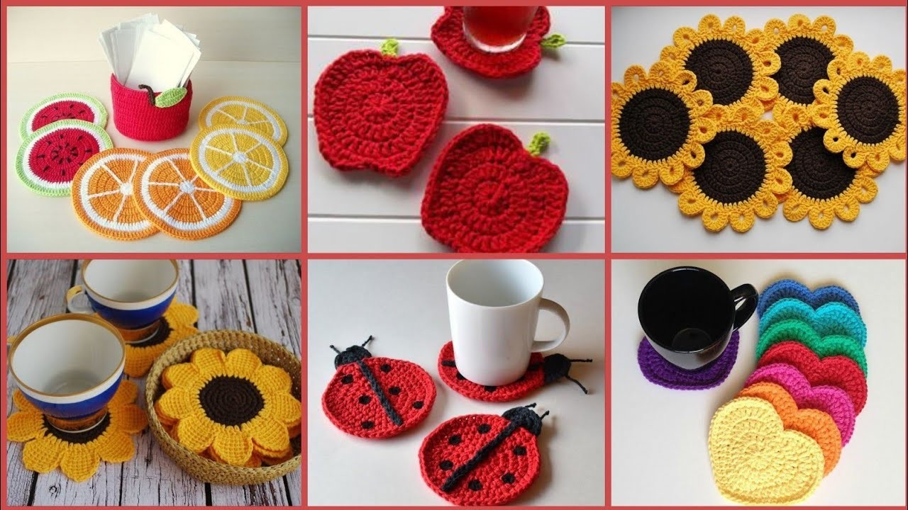 Crochet coaster