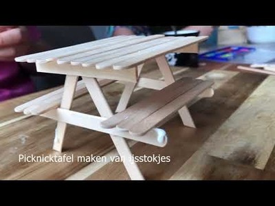 Maak je eigen picknicktafel!