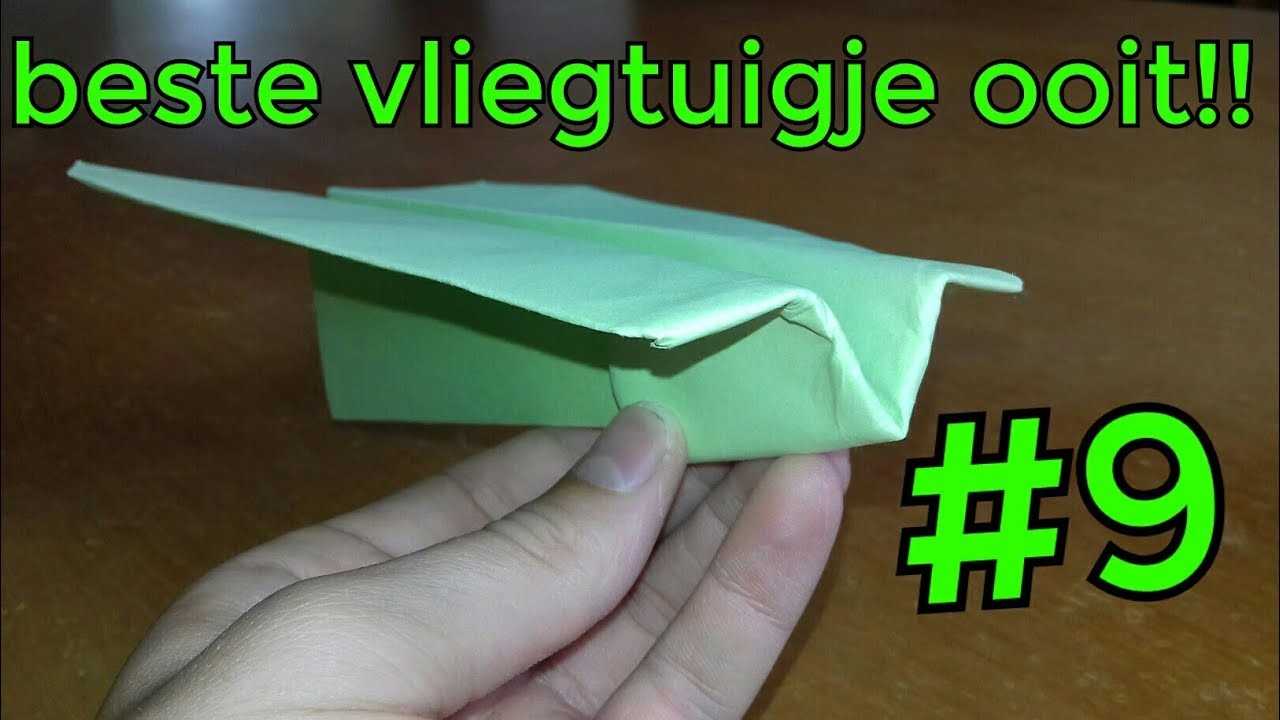 Beste vliegtuigje ooit!! |papieren vliegtuigjes vouwen #9