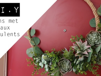 DIY || Faux-succulents krans