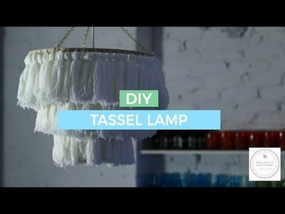 DIY Tassel Lampshade | Macrame Knots | Macrame | Theartofknotting | DIY | Priya Sharma | Sep 2020