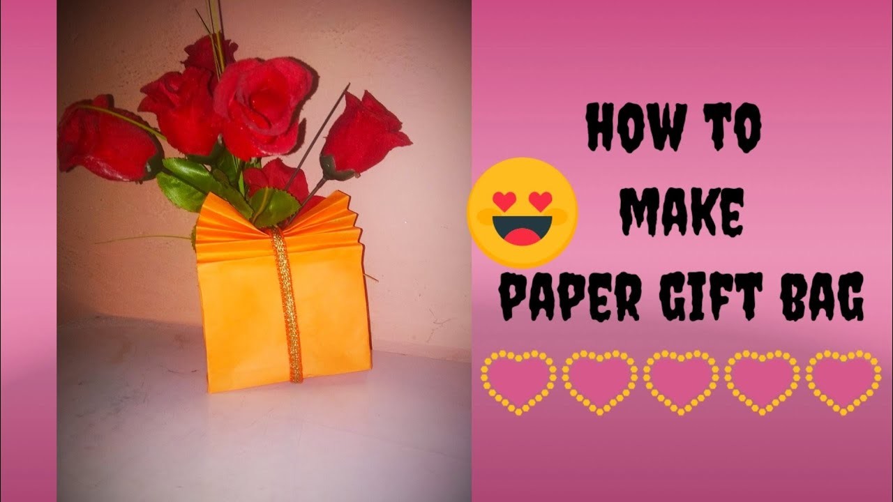 Easy paper gift bag