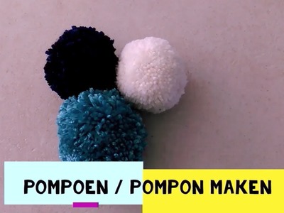 Pompoen maken - Pompon maken - Simpel, stevig en vol!
