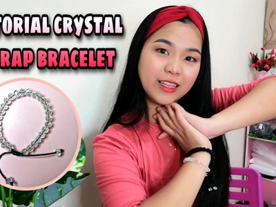 Tutorial crystal strap bracelet | gelang tali kristal