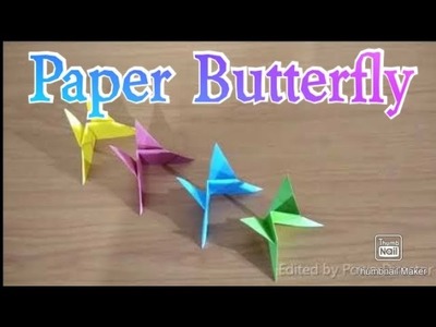 How to Make Paper Butterfly. Easy Paper Butterfly. Paper Craft Ideas. Diy Hand Work