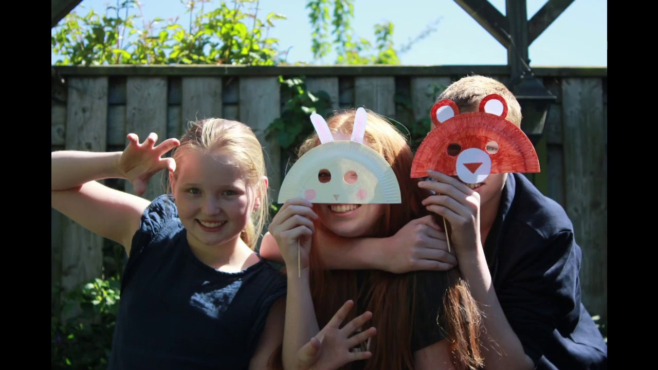 Dierenmasker knutselen!