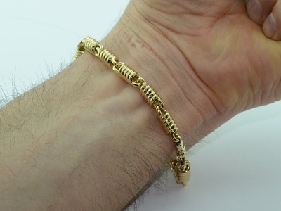 Handmade 18KT gold bracelet