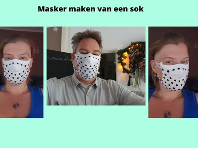 Masker maken van een sok   #590