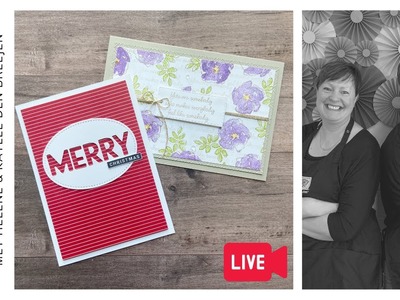 NL Stampin’ Up! | Kerst & Bloemen | LIVE 3