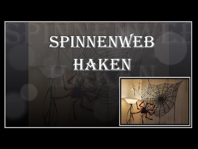 Spinnenweb haken - crochet spider web