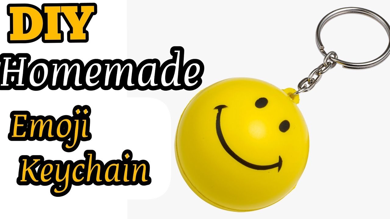 DIY Homemade Emoji Keychain||paper Emoji Keychain||Cardboard ideas||DIY
