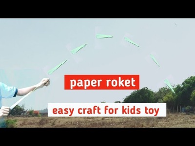 How to Make a paper Rocket | in the world | with rubber power | fastest paper rocket | dhruv craft