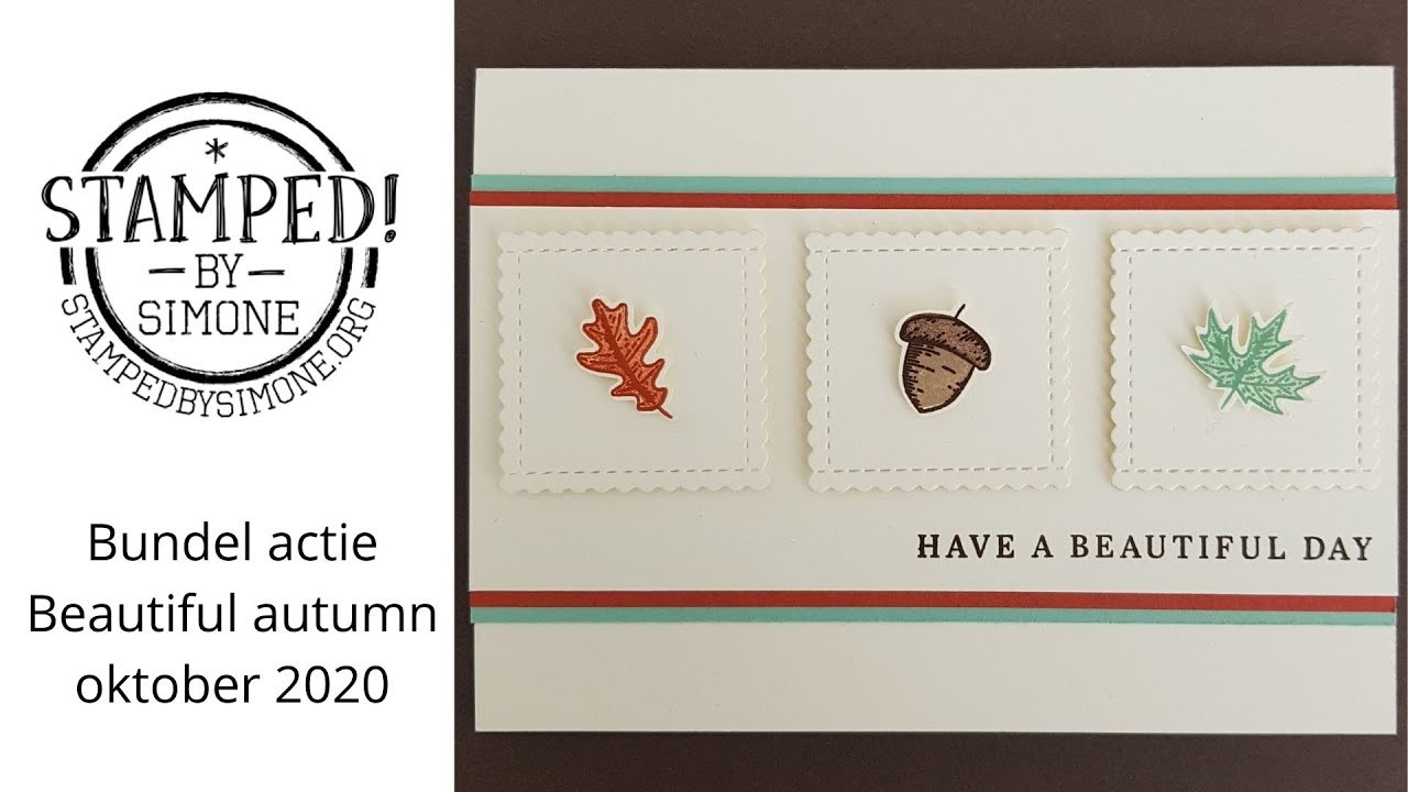 Stampin' Up! - Beautiful autum bundel focus