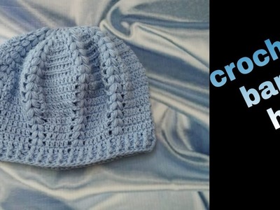 Crochet easy baret hat #crochet #crochet_hat