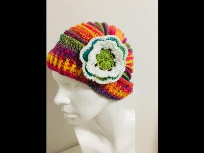Crochet Mohair Beanie Ellegant for Beginner