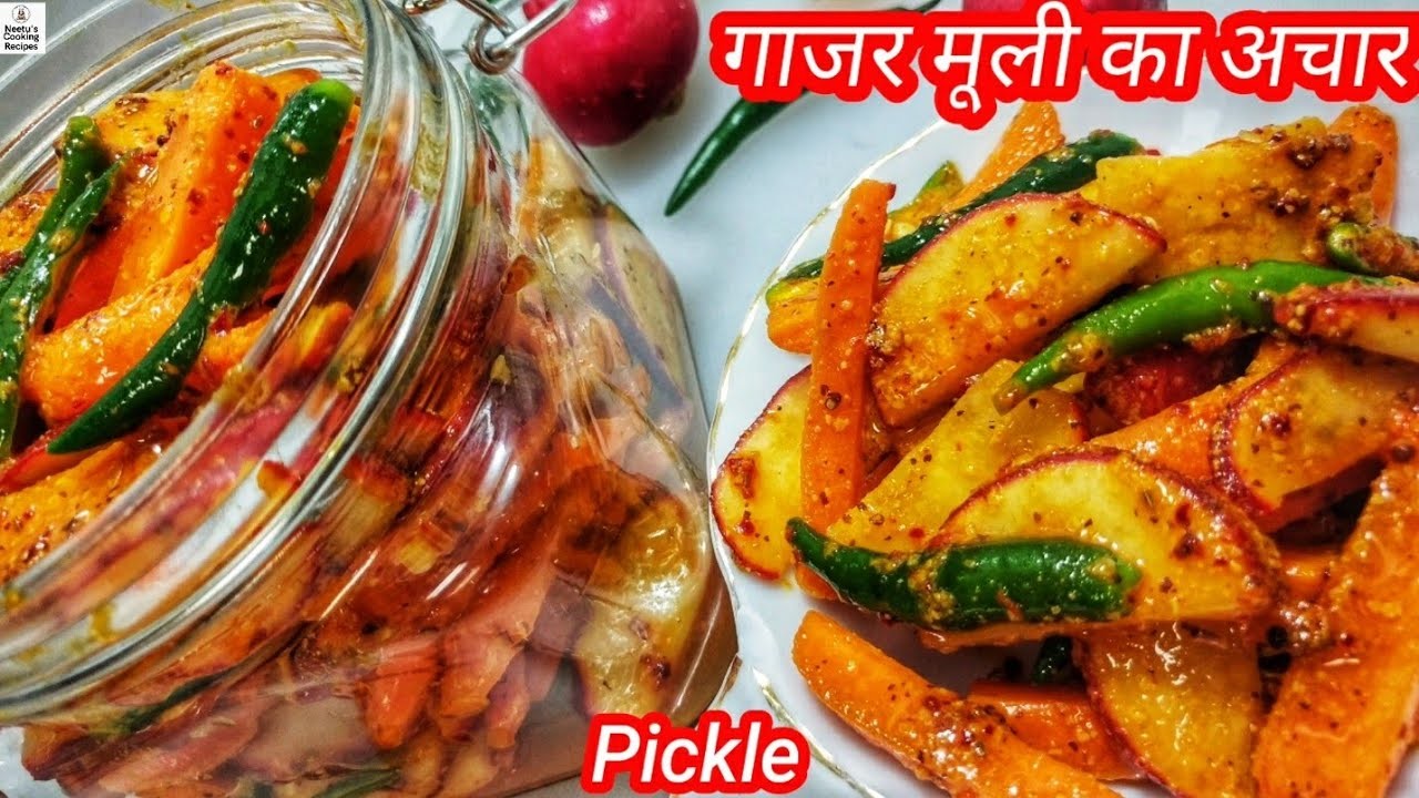 #Winters Special Gajar Mooli ka Achar । Instant Gajar Mooli Pickle । #गाजर मूली का अचार । #Pickle