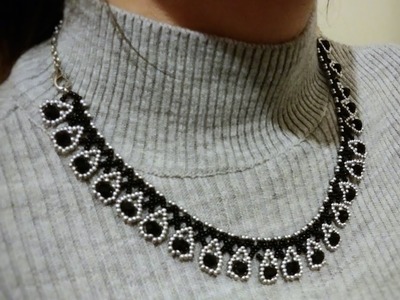 Zarif Kolye Yapımı | Easy & simple beaded necklace making