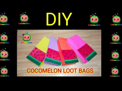 DIY COCOMELON LOOT BAGS