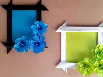 DIY Photo frame | Frame ideas | how to make photo frame at home | best out of waste | paper craft