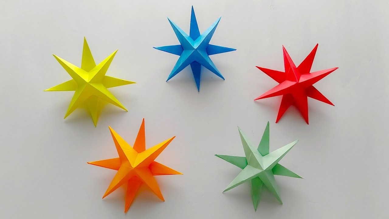 Origami Star | Christmas Origami Star | Christmas Paper Star | Christmas Star Making | Star Origami