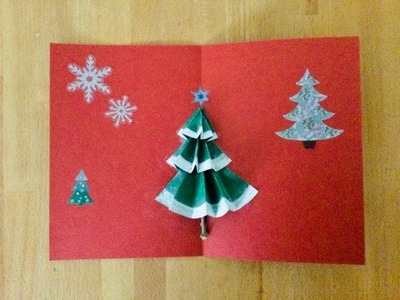 DIY Kerst: 3D. Pop-up Kerstkaart maken, 3D. Pop-up holiday cards