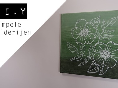 DIY || Wall decor - bloemen