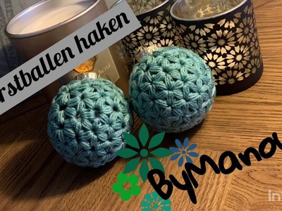 Kerstbal haken | Sterrenpatroon | DIY