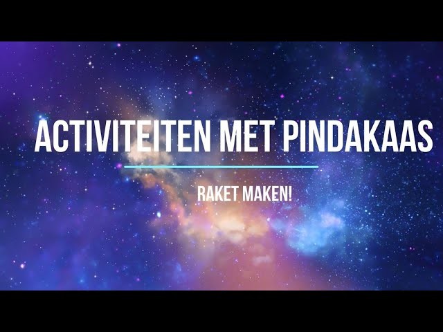 Knutselen 7-12 jaar: Raket maken!