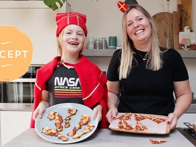 Pakjesavond | Pizza mijters & stafjes maken voor Sinterklaas